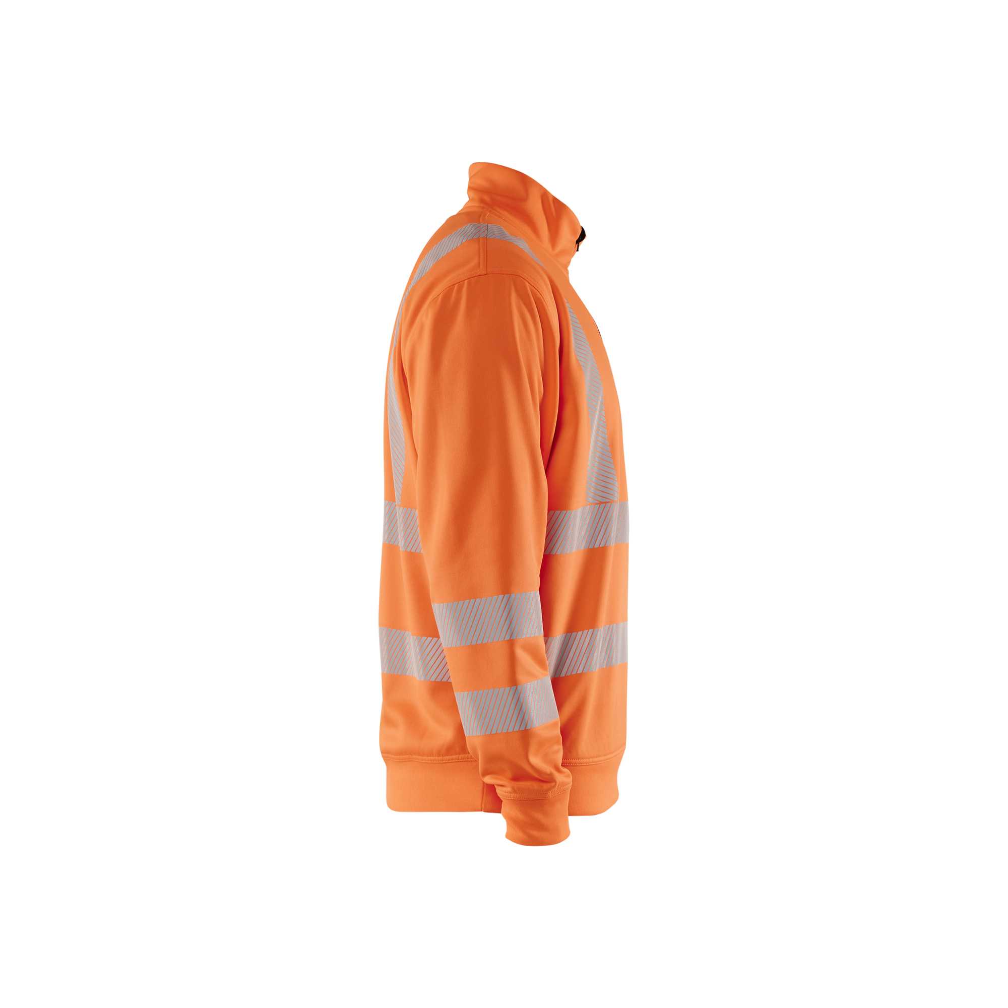 BLAKLADER 35642538 Hi Vis Reflective Half-zip Work Sweatshirt MEN - Breathable